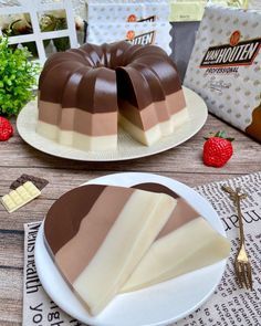 Choco Pudding Recipe, Cake Pudding Recipe, Pudding Coklat, Choco Pudding, Resep Dessert, Pudding Ideas, Puding Cake, Puding Mangga, Boba Tea Recipe