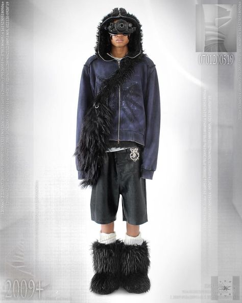 Drain Gang Outfit, Fur Boots Outfit, Drain Gang, Black Leather Shorts, Concept Clothing, Brotherly Love, Mood Board Fashion, Cool Fits, Cross Bracelet