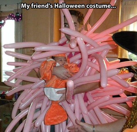 nemo! Original Halloween Costumes, Picture Day, Cool Halloween Costumes, Laughter Is The Best Medicine, Costume Halloween, Makes Me Laugh, Too Funny, Holidays Halloween, Bones Funny