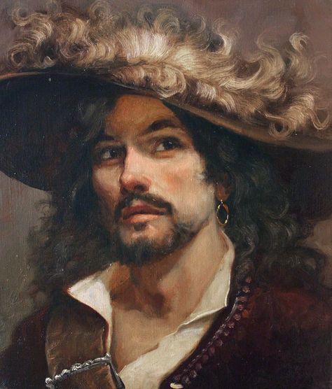 Un jeune noble (Young Nobleman) (Andrey Shishkin, 2013) Andrey Shishkin, Cursed Pirate, Warhammer Fantasy Roleplay, Dark Sun, Pirate Art, Beauty In Art, Fantasy Male, Russian Artists, Old Paintings