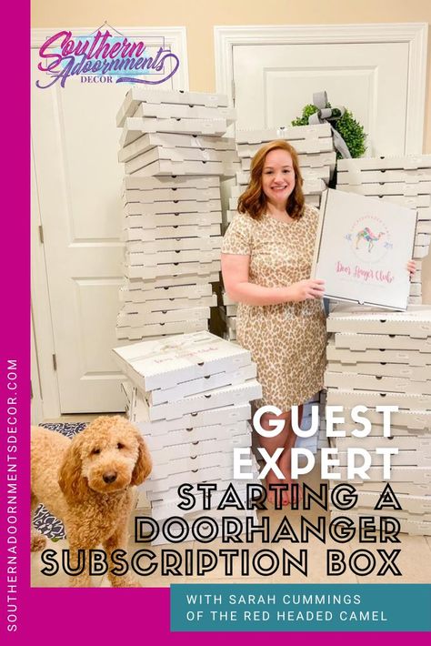 Sarah Cummings from The Red Headed Camel was a recent guest expert in our Paint to Profit (P2P) membership. She taught our members how to start a subscription box in their door hanger businesses. In this post, Sarah shares 3 reasons why subscription boxes are a great next step in your business. Creative Skills, Next Step, Painted Doors, Subscription Boxes, Learn To Paint, Subscription Box, Door Hanger, Door Hangers, Creative Business