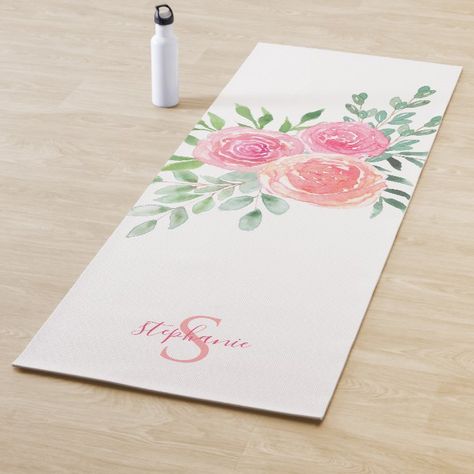 Personalized Yoga Mat, Best Gifts For Women, Watercolor Bouquet, Fitness Gear, Unique Gifts For Women, Cool Gifts For Women, Just Because Gifts, Gift Guides, Great Christmas Gifts