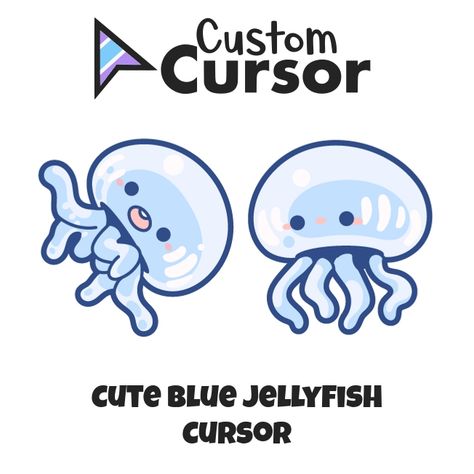 Several species of jellyfish look like the one in our Cute Blue Jellyfish cursor pack. Some examples of blue jellyfish include the blue blubber jellyfish, the bluefire jellyfish, and th... Custom Cursor is #1 for cursors! Jellyfish Species Chart, Jellyfish Cartoon Cute, Cursor Icon Cute, Chibi Jellyfish, Jellyfish Emoji, Jellyfish Character Design, Cute Jellyfish Drawing, Blubber Jellyfish, Blue Character Design