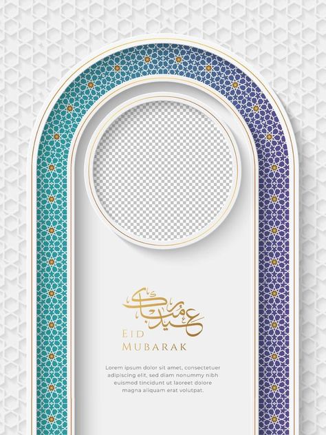 Eid Mubarak Golden Luxury Colorful Social Media Post with Arabic Style Border Pattern Colorful Social Media, Arabic Style, Border Pattern, Eid Mubarak, Media Post, Social Media Post, Vector Art, Vector Free, Clip Art