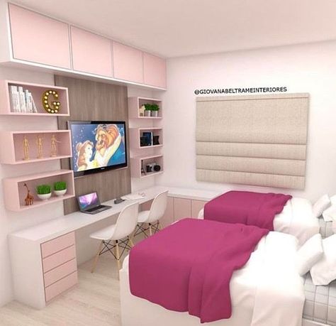 Bedroom Ideas For 3 Sisters, Small Room Cozy, Twin Girl Bedrooms, Room Beds, Bed For Girls Room, Shared Girls Room, Sister Room, Circu Magical Furniture, Magical Furniture