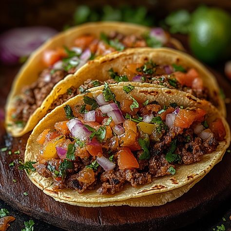 Navajo Tacos - Simply Recipes - Fewer Worries, More Delight Navajo Recipes Native Americans, Ndn Tacos, Navajo Tacos, Mexican Side Dishes, Fresh Guacamole, Taco Fillings, Crispy Fry, Fry Bread, Homemade Seasonings