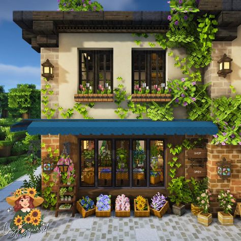 And finally some exterior stills of my little cozy flower cafe I built ❤️ Cafe Bloom Version: Java 1.20.1 Texture: Mizuno's 16 Craft Shader: BSL Resources: 🌼Mizuno's 16 Craft CIT 🌼Hananacraft 🌼Kaydicraft 🌼Garden Breeze 🌼Maeflowers 🌼Ghoulcraft #minecraft #aesthetic #cottagecore #minecraftaesthetic #aestheticminecraft #mizunos16craft #minecrafttexture #hananacraft #minecraftbuildideas #cozygaming #cozysquirrelyt #minecraftbuilds #minecraftbuilders #minecraftinstagram #minecraftideas Japanese Cafe Minecraft, Minecraft Garden Layout, Cute Cafe Minecraft, Ghoulcraft Minecraft, Aesthetic Minecraft Garden, Minecraft Aesthetic Cottagecore, Minecraft Cafe Build, Flower Shop Minecraft, Minecraft Shops Ideas