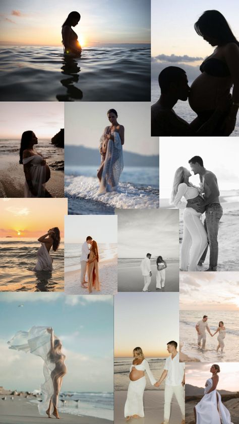 Maternity photos for your photo shoot for your baby for your belly for mom’s Pregnancy Photoshoot Beach, Maternity Photo Poses, Maternity Shoot Beach, Beach Photoshoot Family, Couple Maternity Poses, Beach Maternity Pictures, Outdoor Family Photoshoot, Maternity Photography Beach, Studio Maternity Photos