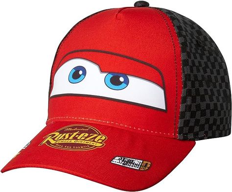 Disney Car Accessories, Flash Mcqueen, Lighting Mcqueen, Car Hat, Cars Lightning Mcqueen, Disney Hats, Disney Toddler, Boy Car, Disney Boys