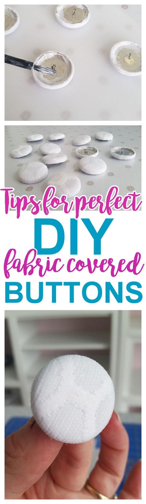 DIY Upholstery Fabric Covered Buttons - Tips, Tricks and Hacks to make them EASY and STURDY - Do it Yourself Step by Step Tutorial via Dreaming in DIY Embroider Buttons, Upholstery Techniques, Diy Upholstery, Upholstery Repair, Living Room Upholstery, Upholstery Diy, Modern Upholstery, Diy Headboard, Diy Buttons