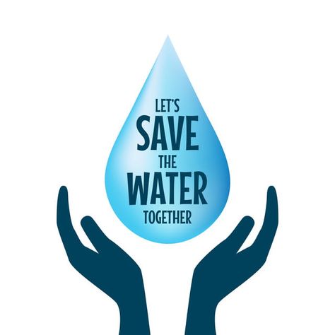 Water Slogans, Save Water Drawing, Save The Water, Water Concept, Save Water Poster, Hope Logo, Water Icon, Hand Doodles, Drop Logo