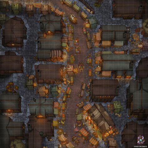 https://www.patreon.com/drmapzo #dnd #map #dungeonsanddragons #battlemap #fantasy #dungeon #city #market #stalls #town #marketplace #store #environment #adventure #magic #outdoors #wilderness #plains #forgottenrealms #roll20 #fantasygrounds #gameart #art #tabletop #rpg #pathfinder #heroclix #encounter #grid #miniatures #cartography Medieval Maps, Tokens Rpg, Dnd Things, Fantasy City Map, Cave City, Dnd World Map, Battle Map, Fantasy World Map, Tabletop Rpg Maps