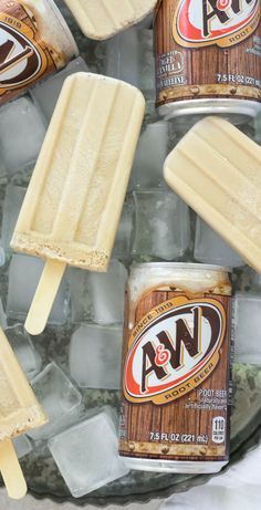 Root Beer Popsicles Recipe, Frozen Ice Pops, Food And Drink Recipes Desserts, Creamsicle Popsicle Recipes, Clean Eating Recipes Dessert, Ice Cream Popsicles Recipes, Popsicle Slushy, Keto Popsicle Recipes, Treats For Workplace