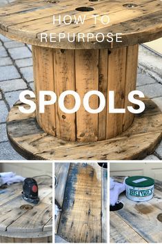 Camper Patio, Electrical Spools, Wood Spool Tables, Wire Spool Tables, Cable Spool Tables, Wooden Spool Tables, Wooden Cable Spools, Wooden Spool Projects, Wooden Spool Crafts