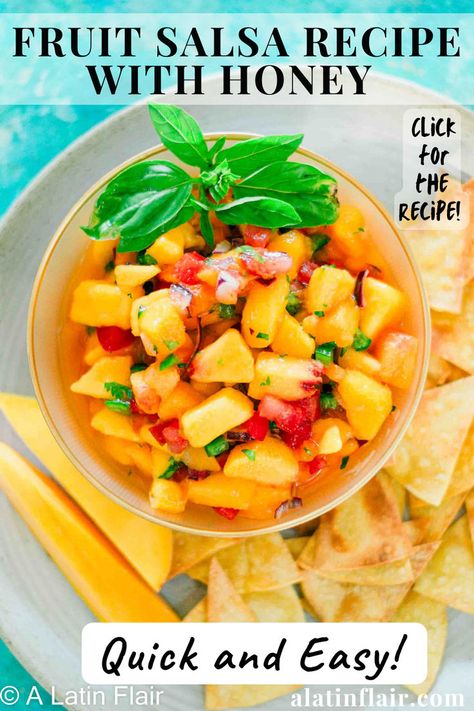 Dive into this QUICK AND EASY FRUIT SALSA RECIPE WITH HONEY! 🍑🍯 Bursting with fresh peaches, mangoes, and a drizzle of sweet honey, this tropical salsa is perfect for chips, tacos, or as a side for grilled dishes. 🌮🔥 Refreshing, sweet, and tangy—all in one bite! 😋🥭 🍽️ CLICK FOR THE RECIPE! 🍽️ 🌟✨ Easy Fruit Salsa, The Best Salsa Recipe, Peach Mango Salsa, Tropical Salsa, Best Salsa Recipe, Fruit Salsa Recipe, Recipe With Honey, Fresh Peach Recipes, Best Salsa