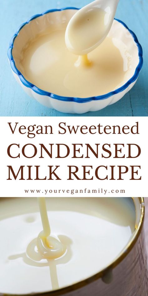 Healthy Sweetened Condensed Milk, Sweetened Coconut Milk Recipes, Oat Milk Drinks Recipe, Evaporated Coconut Milk Recipes, Dairy Free Condensed Milk, Vegan Coquito, Vegan Sweetened Condensed Milk, Coconut Condensed Milk, Waffles Ice Cream