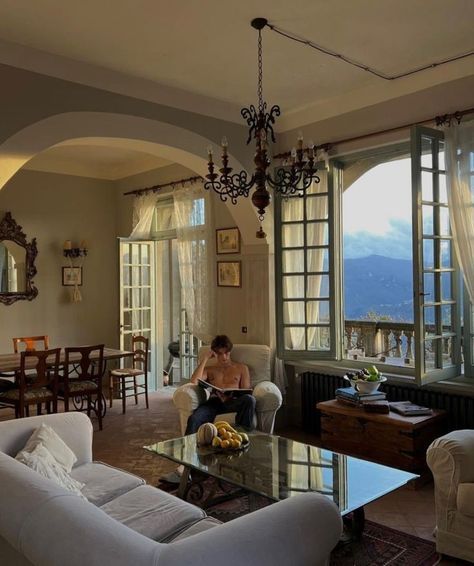 Northern Italy House, Italian Apartment, Vintage Core, Old Money House, Italian House, Perfect House, Dream House Interior, Northern Italy, Lily Collins