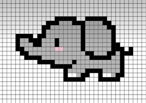 Hi. I love pixel arts, and i make a lot of them. Pixel Elephant, Elephant Pixel Art, Axolotl Pixel Art, Pixel Art 8x8, Cow Pixel Art, Pixel Art Animals, Love Pixel, Safety Pin Art, Piskel Art