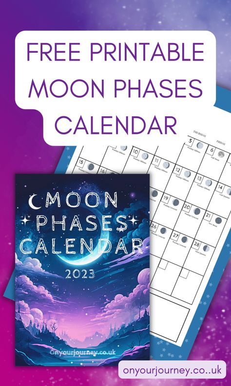 Moon Phase Calendar 2023 Printable, Moon Calendar 2024 Printable, Moon Calendar 2023 Printable, Moon Journal Free Printable, Moon Phase Calendar 2023, September Calendar Printable, Moon Phases Meaning, Witch Planner, Moon Phases Calendar