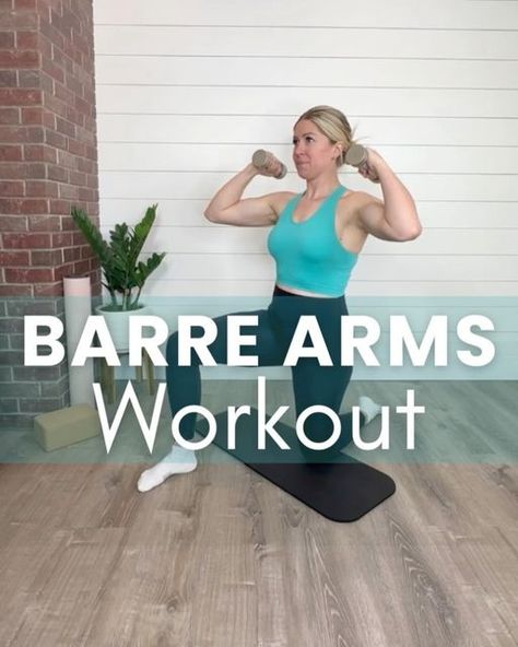 Barre Arm Workout With Weights, Barre Exercises For Women, Barre Arms, Barre Arm Workout, Barre Exercises, Barre Workouts, Many More To Come, Barre Classes, Barre Workout