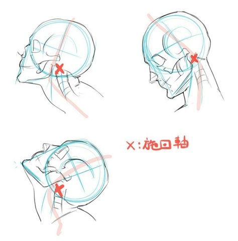 Neck and head movement Head Tilted Back Reference, Male Figure Drawing, 얼굴 드로잉, Anatomy Tutorial, 얼굴 그리기, Human Figure Drawing, Drawing Heads, Makeup Eyes, Anatomy Drawing