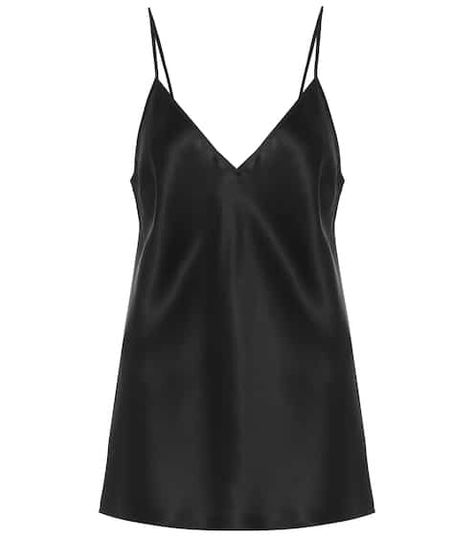 New Arrivals for Women - Previous Weeks' Picks | Mytheresa Satin Sandals, Satin Camisole, Black Camisole, Silk Tank Top, Lace Bustier, Silk Camisole, Satin Shirt, Silk Tank, Satin Top