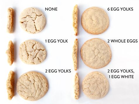 Cookie Recipes Without Eggs, Cake Recipes Without Eggs, Chewy Sugar Cookie Recipe, Perfect Apple Pie, No Egg Cookies, Chewy Sugar Cookies, Baking Science, Clam Recipes, Cookie Cake Recipe