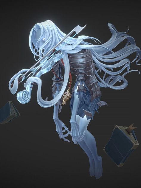 The Ghost Knight has challenged you to a duel; what song do you play? 🎻 3D artwork by ThanhNguyen. Based on a 2D concept by Lin Chang Ghost Fantasy Art, Ghost Character Art, Ghost Concept Art, Ghost Character Design, Lost Odyssey, Ghost Knight, Monsters Dnd, Fantasy Ghost, Character Practice