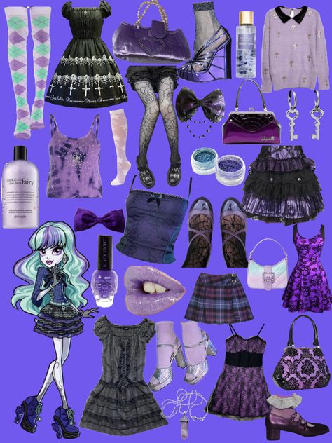 Twyla Inspired Outfit, Twyla Boogeyman Outfit, Twyla Monster High Outfits, Twyla Monster High Cosplay, Monster High Style Clothes, Monster High Fashion Outfits, Monster High Characters Costumes, Monster High Outfits Inspiration, Twyla Outfit