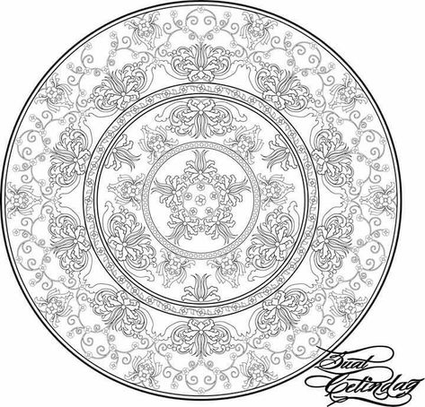 Arabic Pattern, Persian Motifs, Indian Folk Art, Turkish Art, Islamic Design, Islamic Art Calligraphy, Mandala Coloring Pages, Album Design, Mandala Drawing