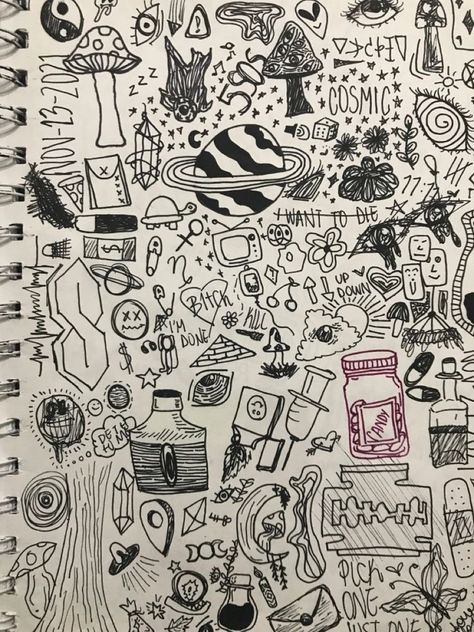 #things #1 #whatever #drawing #draw #nothing Notebook Drawing, Arte Grunge, Graffiti Doodles, Indie Drawings, Doodle Art Journals, Grunge Art, Sketchbook Art Journal, What To Draw, Dark Art Drawings