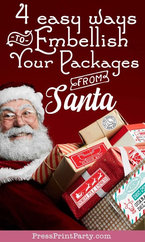 It's pretty simple with genuine North Pole stamps and stickers, authentic Santa's Workshop small and big tags, as well as a special personalized letter from Santa himself. by Press Print Party! Christmas Jokes For Kids, Santa Package, Funny Christmas Jokes, Holidays Decorations, Santa Letters, Personalized Letters From Santa, Family Christmas Movies, Pinterest Christmas, Free Christmas Coloring Pages