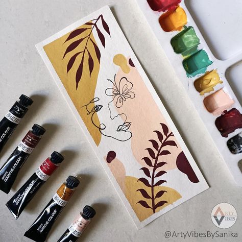 Paint A Bookmark, Bookmarks Painting Ideas, Bookmark Painting Ideas Acrylic, Book Marks Design Ideas, Book Lovers Gift Basket, Watercolour Bookmarks, Bookmark Watercolor, Cotton Watercolor, Handmade Bookmarks Diy