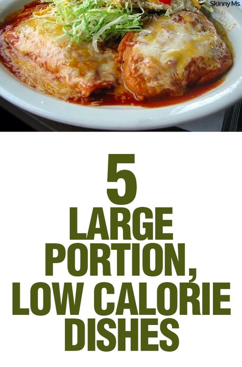 With these low-calorie dishes, it’s possible to dive into big portions of food without breaking your calorie bank.  #mealprep #recipes Low Calorie Supper, Filling Low Calorie Meals, Volumetrics Diet, Low Cal Dinner, Low Calorie Meals, Super Low Calorie, Low Calorie Recipes Dinner, Low Salt Diet, Low Calorie Dinners