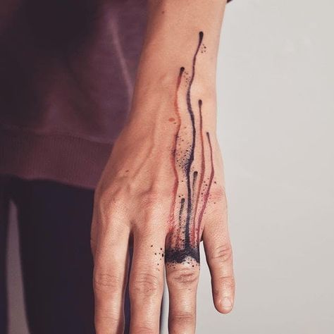 Tattoo uploaded by Xavier | Abstract tattoo by Emrahde Lausbub. #abstract #art #contemporarytattoo #paint #EmrahdeLausbub #paintdrip | 173136 | Tattoodo Tatto Unique, Frank Tattoo, Playboy Tattoo, Fingers Tattoo, Tatto Sleeve, Egyptian Eye Tattoos, Male Tattoos, Eye Tattoos, Possible Tattoo