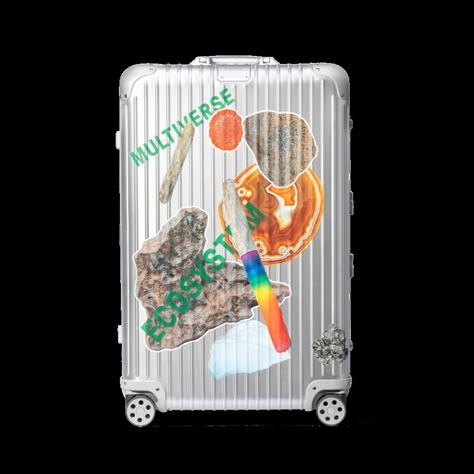 Rimowa Luggage, Icelandic Artists, Premium Luggage, Create A Sticker, Suitcase Stickers, Stylish Luggage, Lights Artist, Olafur Eliasson, Luggage Stickers