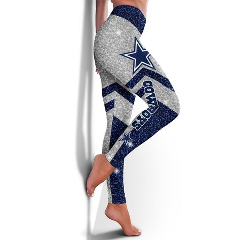 Cowboys Outfits, Dallas Cowboys Outfits, Dallas Cowboys Women, Printed Yoga Leggings, Leggings Sale, Seamless Leggings, Dallas Cowboys, Yoga Women, Printed Leggings