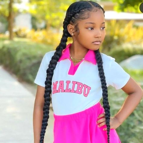 Hairstyles For 8 Year Girl Black, Hairstyles For 9 Year Girl Black, Hair Styles For 10 Year Girl Black, Hairstyles For Black Girls Kids 10-11, Pre Teen Hairstyles Black, Middle School Hairstyles, Feedin Cornrows, Kids Style Hair, Old Hairstyles