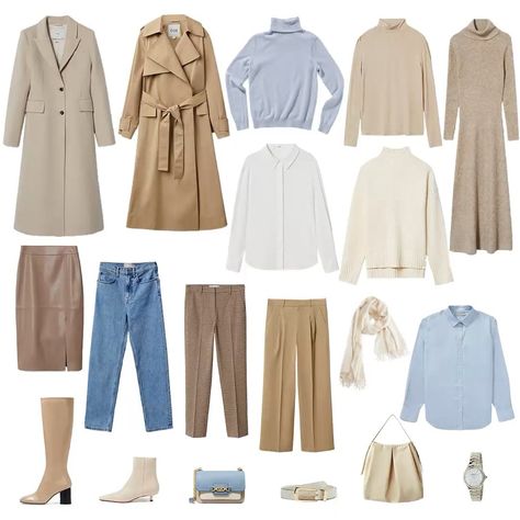 Feminine Capsule Wardrobe, Lady Like Style, Winter Outfits Warm, Capsule Wardrobe Work, Lit Outfits, Winter Fashion Outfits Casual, Winter Capsule Wardrobe, Clothing Pieces, Summer Capsule Wardrobe