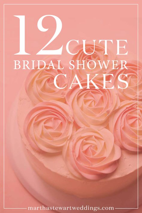 Bridesmaid Cake Ideas, Shower Party Cake Bride, 2 Tier Bridal Shower Cakes, Bridal Shower Cake Flavors, Wedding Shower Cake Ideas Simple, Diy Bridal Shower Cake, Simple Wedding Shower Cake, Cakes For Bridal Showers, Fall Bridal Shower Cakes