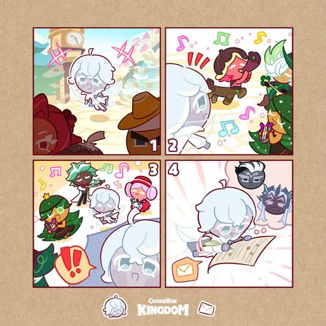 CookieRun: Kingdom on X: "🏹#SilverbellCookie is visiting the Cookie Kingdom! Wait... what's he writing???👀 #cookierun #cookierunkingdom #crk #tobecontinued #mercurialknightcookie #elderfaeriecookie https://t.co/CvzdzdRm9U" / X Cookierun Kingdom, Cookie Kingdom, Minecraft Banners, Cookie Run Kingdom, Cocoa Cookies, Naruto Comic, Milk Cookies, My Little Pony Pictures, White Lilies