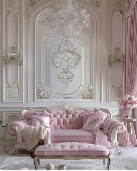 French Style Interior, Tout Rose, Classic Interior Design, Comfortable Furniture, Chic Cottage, Victorian Vintage, Dream House Rooms, House Inside, Luxury Homes Dream Houses