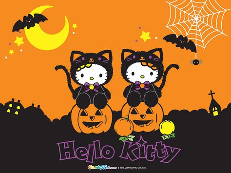 photo Hello Kitty Halloween, Pumpkins, Hello Kitty, Kitty, Halloween