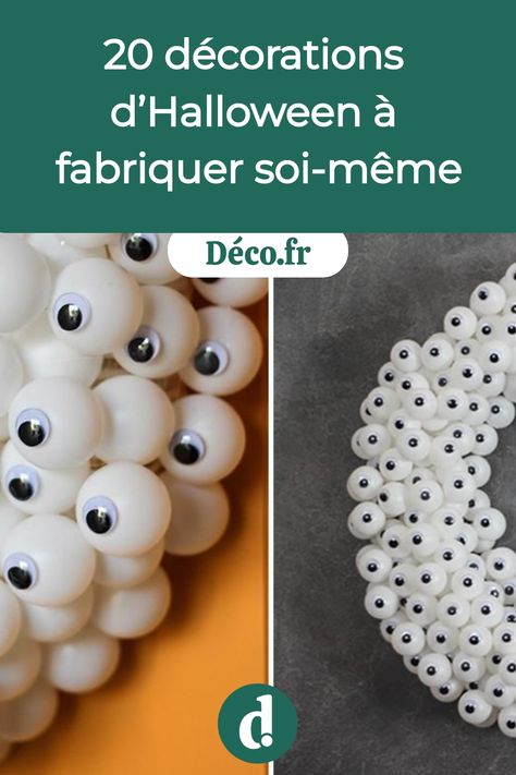 Halloween arrive à grands pas. Il est maintenant temps de réfléchir à la façon dont vous allez décorer votre maison. Parce que Halloween ne se résume pas aux films d’horreur et à une décoration de mauvais goût, Deco.fr a sélectionné pour vous vingt tutoriels à fabriquer soi-même et effroyablement Diy Decor Halloween, Décoration Halloween Diy, Halloween Deco Diy, Bricolage D'halloween, Deco Halloween Diy, Deco Table Halloween, Haloween Decoracion Diy, Cher Halloween, Halloween Soiree