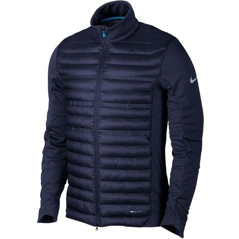 Amazon.com : Nike Men's Aeroloft Poly Filled Jacket, Navy, Medium : Sports & Outdoors Mens Golf Fashion, Golf Attire Women, Womens Golf Fashion, Golf Jacket, Golf Attire, Golf Jackets, Golf Outfits Women, Golf Fashion, Fashion Images