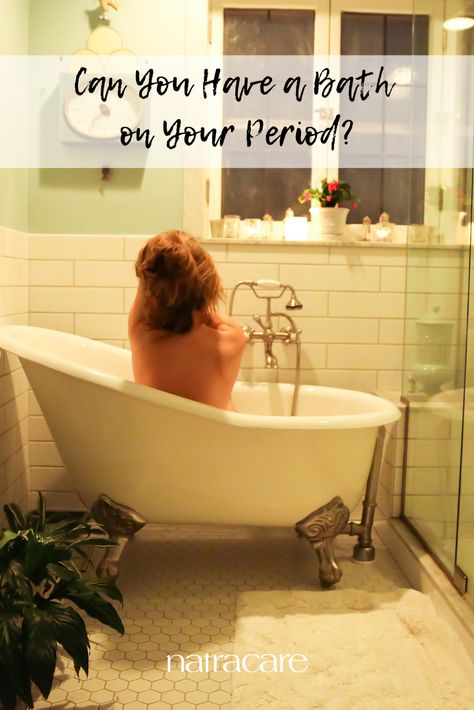 Your period may leave you wanting to give yourself the ultimate pamper session. But can you have a bath on your period? How To Shower On Your Period, Can You Take A Bath While On Your Period, Period Bath Routine, Bath For Menstrual Cramps, Bath For Period Cramps, Period Bath Soak, Period Bath, Period Must Haves, Things To Do On Your Period