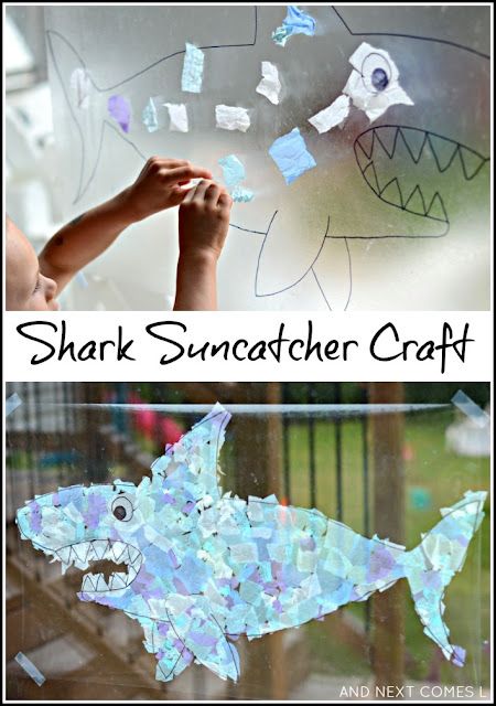 Eye Contact Activities, Shark Week Crafts, Shark Activities, Shark Craft, Suncatcher Craft, Craft Lights, Sea Crafts, Ocean Crafts, Craft For Kids