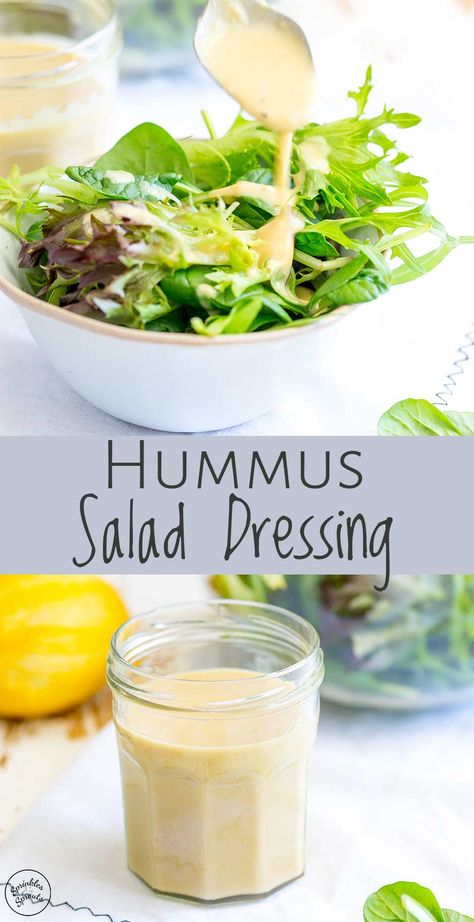 Hummus Salad Dressing Recipe, Hummus Salad Dressing, Avocado Cilantro Lime Dressing, Hummus Sauce, Hummus Dressing, Avocado Cilantro Dressing, Sauce For Vegetables, Hummus Salad, Vegan Salad Dressing