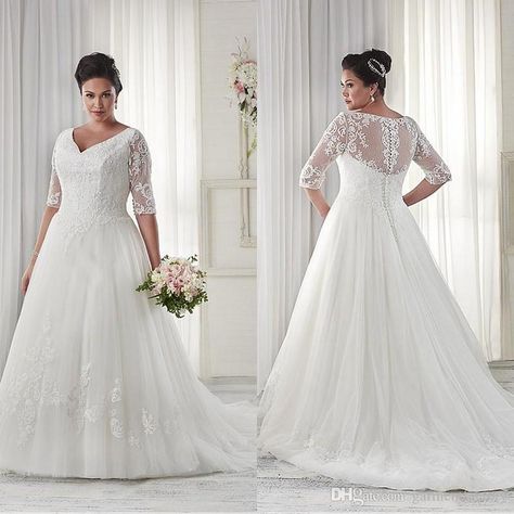 Western Wedding Dresses Plus Size, Dress Wedding Plus Size, Wedding Dresses Sheer Sleeves, Wedding Dress Lace Sleeves, Long Sleeves Wedding Dress, Plus Size Wedding Dresses With Sleeves, Plus Size Bridal Dresses, Wedding Dress With Sleeves, Wedding Plus Size