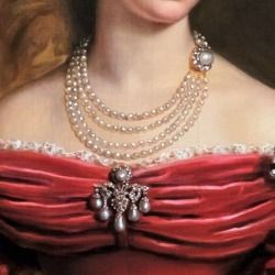 necklaces/chokers + art Regency Era Dresses, Princess Louise, Art Details, Anne Boleyn, Jean Baptiste, Classical Art, Royal Jewelry, Historical Fashion, Rococo